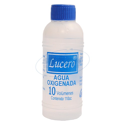 Agua Oxigenada Para Heridas 10 Volumenes 110ml Lucero Plas Supermercados Stock