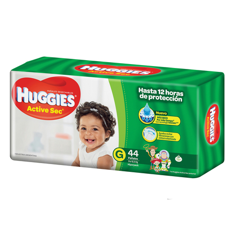 pañal huggies active sec g