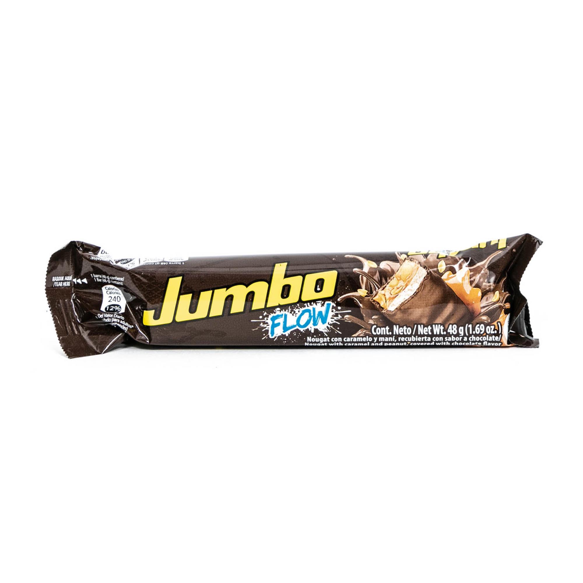 BARRA D/CHOCOLATE CON MANI JUMBO FLOW 48GR PLAST . Supermercados Stock
