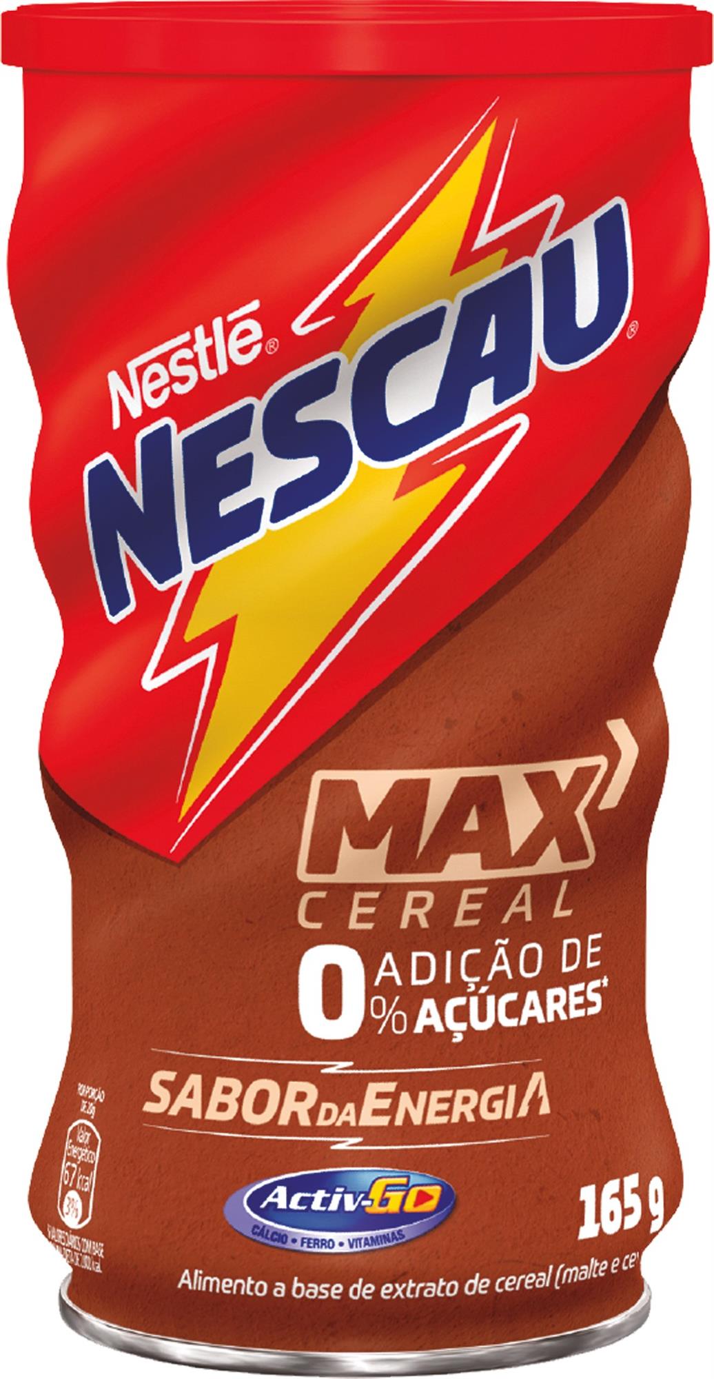 NESTLE NESCAU CHOCOLATE EN POLVO MAX CEREAL 165 GR . Supermercados Stock