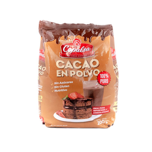 CACAO EN POLVO 200GR COPALSA . Supermercados Stock
