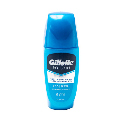 GILLETTE COOL WAVE ANTITRANSPIRANTE ROLL-ON 60 GR . Supermercados Stock