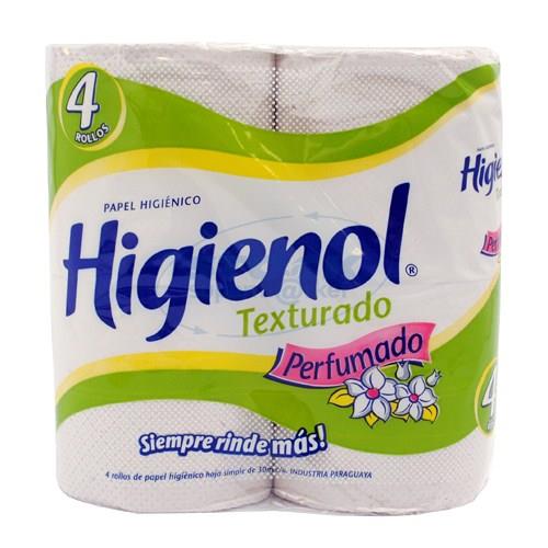 Foto PAPEL HIGIENICO HIGIENOL TEXTURADO PAQUETE 4 UN de