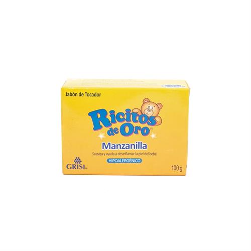 Foto JABON DE TOCADOR MANZANILLA 100GR RICITOS DE ORO de