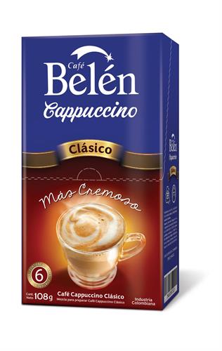 Foto CAFE BELEN CAPPUCCINO CLASICO 108 GR CJA de