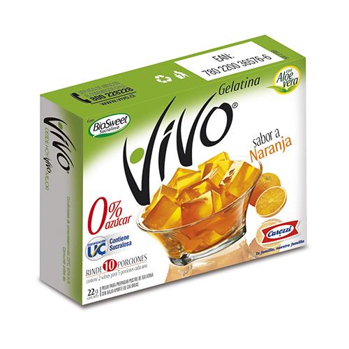 Foto GELATINA VIVO NARANJA CAJA 22GR de