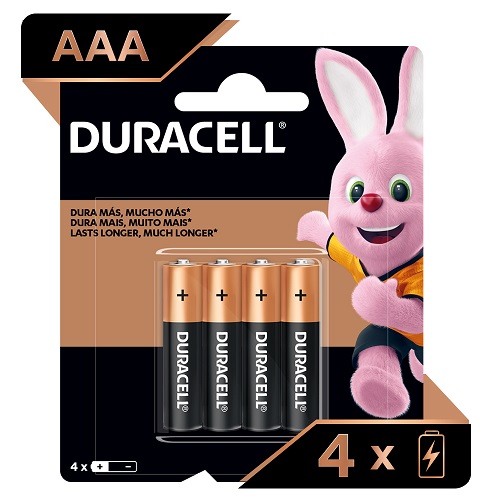 PILA DURACELL BLISTER 1 UN AAAX4