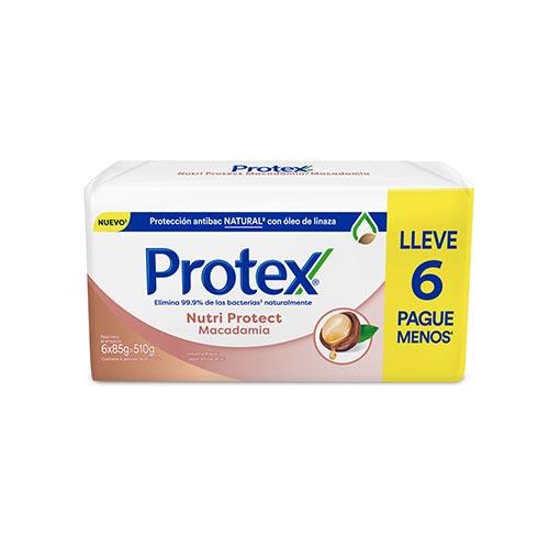 Foto JABON TOCADOR NUTRI PROTECT PROTEX 6x85GR de