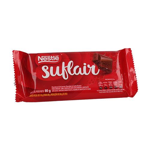 Foto CHOCOLATE CON LECHE SUFLAIR NESTLE 80GR de