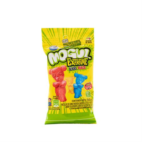 Foto PASTILLA D/GOMA MOGUL EXTREME SABOR TUTTI FRUTTI, LIMON Y ARANDANO 50GR DOYP de