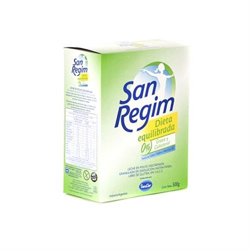 Foto LECHE EN POLVO DESCREMADA SAN REGIM 500GR de