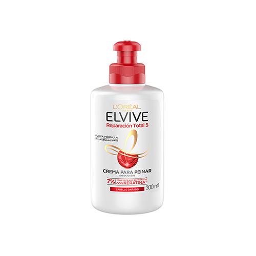 Foto CREMA PARA PEINAR ELVIVE REPARACIÓN TOTAL 5 L'ORÉAL 300ML de