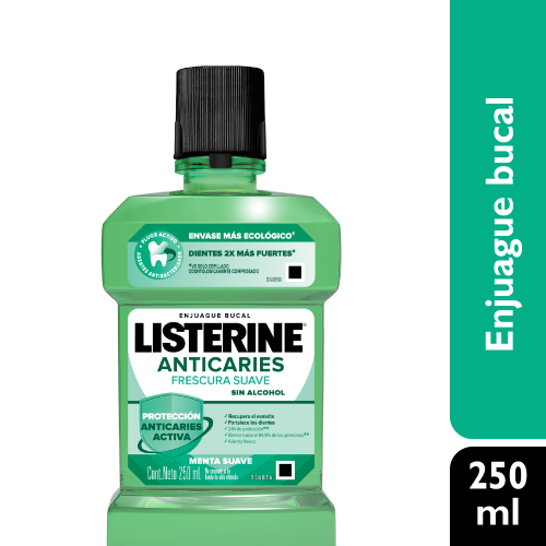 Foto ENJUAGUE BUCAL ANTICARIES LISTERINE 250ML de