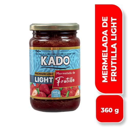 MERMELADA DE FRUTILLA LIGHT KADO 360GR