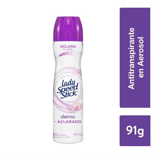Foto DESODORANTE SPRAY DERMA ACLARADO LADY SPEED STICK 91GR de