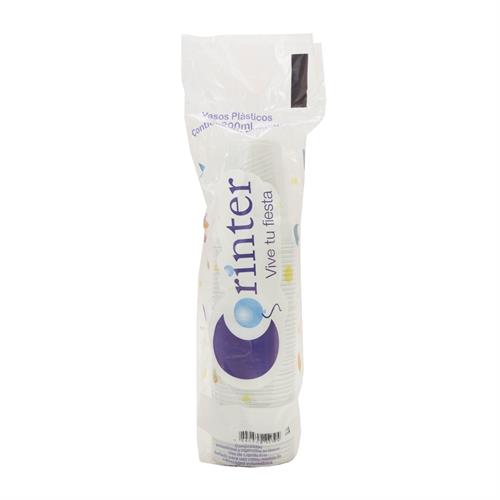 Foto CORINTER VASOS DESECHABLES 200 ML 50 UNIDADES de