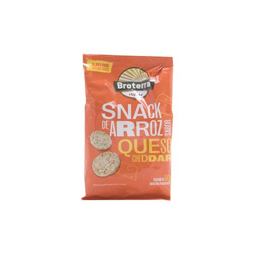 Foto BROTERRA SNACK DE ARROZ SABOR QUESO CHEDDAR 50 GR de