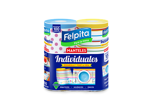Foto PAPEL INDIVIDUAL PARA MESA 2X50 FELPITA PAQ de