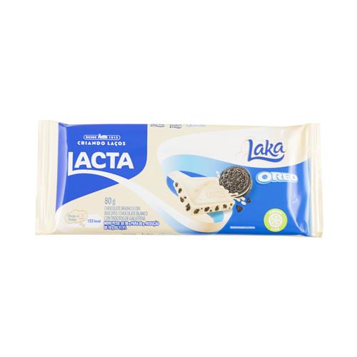 Foto LACTA LAKA OREO TABLETA DE CHOCOLATE BLANCO 80 GR de