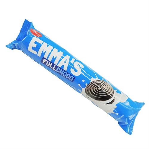 Foto EMMA-S GALLETITAS DE CHOCOLATE RELLENAS SABOR VAINILLA 125 GR de