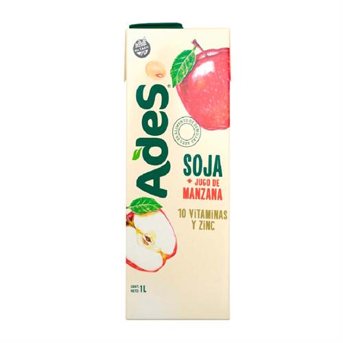 Foto JUGO LIQUIDO MANZANA 1LT ADES TETRA de