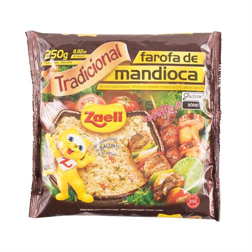 Foto FAROFA ZAELI TRADICIONAL D/MANDIOCA 250G de